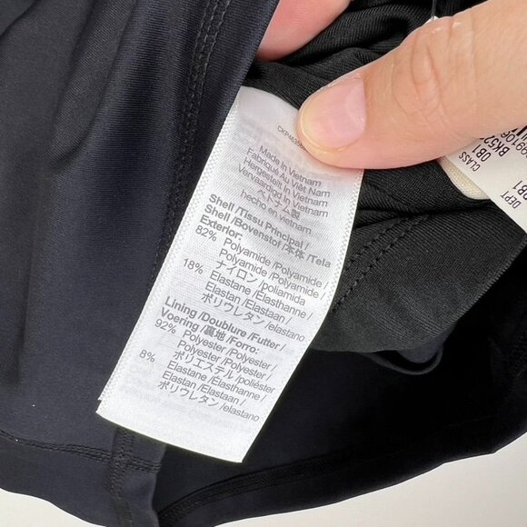 Madewell MWL Womens Form Racerback Crop Top Small Athletic Black Tank NWT - Picture 6 of 10